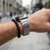 Apple Watch Titán fém óraszíj /ezüst/ 44/45/46/49 mm