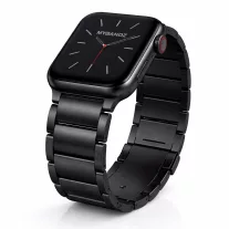 Apple Watch Titán fém óraszíj /fekete/ 44/45/46/49 mm