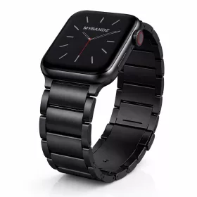 Apple Watch Titán fém óraszíj /fekete/ 44/45/46/49 mm