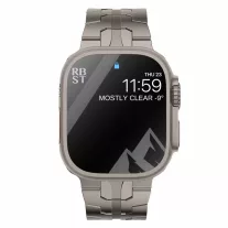   Apple Watch Space gyors záras fém óraszíj /titánszínű/ 44/45/46/49 mm