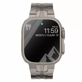   Apple Watch Space gyors záras fém óraszíj /titánszínű/ 44/45/46/49 mm