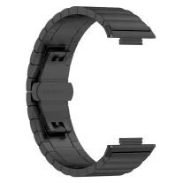   MYBANDZ Nagy láncszemes fém szíj /fekete/-Huawei Watch Fit 2