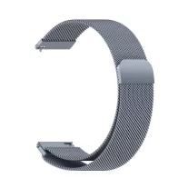   MYBANDZ Milánói mágneses fém óraszíj /antracitszürke/ 22mm