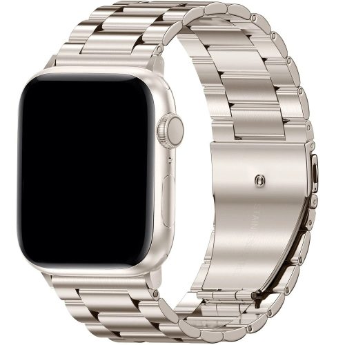 Apple Watch klasszikus fém óraszíj /starlight/ 38/40/41 mm