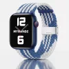 Apple Watch állítható fonott óraszíj /kék-fehér/ 40/41 és 42mm