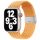Apple Watch állítható fonott óraszíj /sárga/42/44/45/49 mm