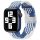 Apple Watch állítható fonott óraszíj /kék-fehér/ 42/44/45/49 mm