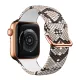 Apple Watch csatos szilikon óraszíj /kígyóbőr/ 44/45/46/49 mm