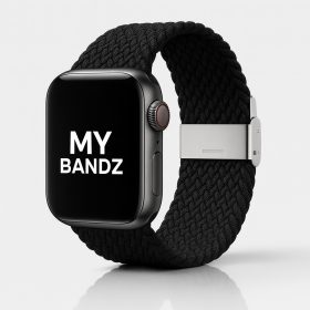   Apple Watch állítható fonott óraszíj /fekete/ 40/41 és 42mm