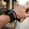 Apple Watch állítható fonott óraszíj /fekete/ 40/41 és 42mm