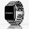 Apple Watch állítható fonott óraszíj /fekete-fehér/ 40/41 és 42mm