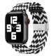 Apple Watch állítható fonott óraszíj /fekete-fehér/ 38/40/41 mm