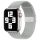 Apple Watch állítható fonott óraszíj /világos szürke/ 38/40/41 mm