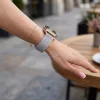 Apple Watch állítható fonott óraszíj /világos szürke/ 40/41 és 42mm