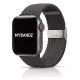 Apple Watch állítható fonott szövet óraszíj /szürke/ 44/45/46/49 mm