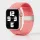 Apple Watch állítható fonott szövet óraszíj /pink/ 44/45/46/49 mm