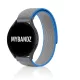 MYBANDZ Tépőzáras puha szövet óraszíj - szürke/ 20mm