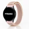 MYBANDZ Tépőzáras puha szövet óraszíj - /pink-rainbow/ 20mm
