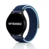 MYBANDZ Tépőzáras puha szövet óraszíj /éjkék/ 22mm