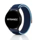 MYBANDZ Tépőzáras puha szövet óraszíj /éjkék/ 22mm