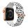 Apple Watch csatos szilikon óraszíj /hópárduc/ 38/40/41 mm