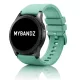 MYBANDZ Szilikon óraszíj ezüstös csattal /babakék/ 22mm