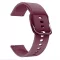 MYBANDZ Szilikon óraszíj fém csattal /bordó/ 20mm