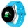 MYBANDZ Szilikon óraszíj fém csattal /égkék/ 20mm