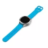 MYBANDZ Szilikon óraszíj fém csattal /égkék/ 20mm
