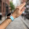 MYBANDZ Szilikon óraszíj fém csattal /babakék/ 20mm