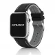 Apple Watch sportos szilikon óraszíj /fekete-szürke/ 44/45/46/49 mm