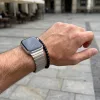 Apple Watch nagy láncszemes fém gyors záras óraszíj /starlight/ 44/45/46/49 mm