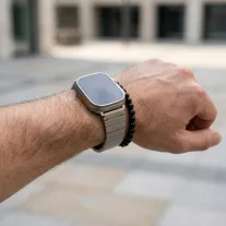   Apple Watch nagy láncszemes fém gyors záras óraszíj /ezüst/ 44/45/46/49 mm