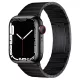 Apple Watch nagy láncszemes fém gyors záras óraszíj /fekete/ 44/45/46/49 mm