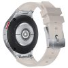 Mybandz Element szilikon óraszíj-Samsung Galaxy Watch 4-5-6/bézs-ezüst/20mm