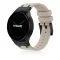 Mybandz Element szilikon óraszíj-Samsung Galaxy Watch 4-5-6-7/bézs-fekete/20mm