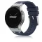 Mybandz Element szilikon óraszíj-Samsung Galaxy Watch 4-5-6-7/mélykék-ezüst/20mm