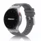 Mybandz Element szilikon óraszíj-Samsung Galaxy Watch 4-5-6-7/antracitszürke-ezüst/20mm