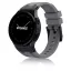 Mybandz Element szilikon óraszíj-Samsung Galaxy Watch 4-5-6-7/antracitszürke-fekete/20mm