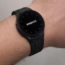   Mybandz Element szilikon óraszíj-Samsung Galaxy Watch 4-5-6-7/fekete-fekete/20mm