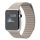 Apple Watch mágneses bőróraszíj /bézs/ 42/44/45/49 mm
