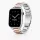 Apple Watch klasszikus fém óraszíj /ezüst-pinkarany/ 44/45/46/49 mm