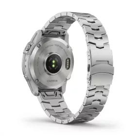 Mybandz Titán fém óraszíj / ezüst (Garmin 22 mm-es QF)