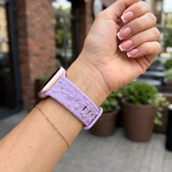 Apple Watch Rosy szilikon óraszíj-lila 40/41 és 42mm