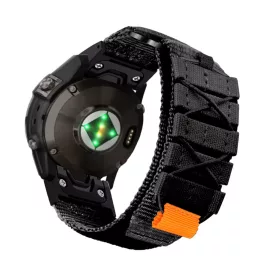   Mybandz Military tépőzáras szövet szíj-fekete(22mm QuickFit )