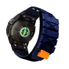   Mybandz Military tépőzáras szövet szíj-mélykék(22mm QuickFit )