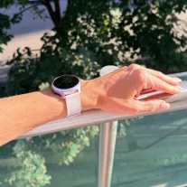 MYBANDZ Litchi mágneses szilikon óraszíj /bézs/ / 22mm