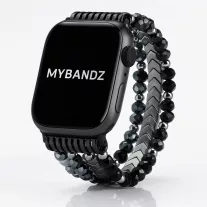   Apple Watch gyöngyös fém óraszíj-fekete /40/41 és 42 mm