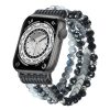 Apple Watch gyöngyös fém óraszíj-fekete /38/40 és 41 mm