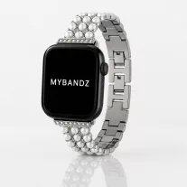   Apple Watch gyöngysoros fém óraszíj-ezüst /40/41 és 42 mm